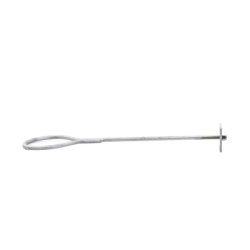SYSCOM TOWERS SAP-01G Ancla de Losa o Pared de 63-65 cm. de 13 cm diametro de argolla Galvanizado por Inmersion.