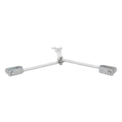 SYSCOM TOWERS SJB-45G Brida para sujecion de retenida compatible con tramos STZ45G Galvanizado por Inmersion en Caliente. - Img 2