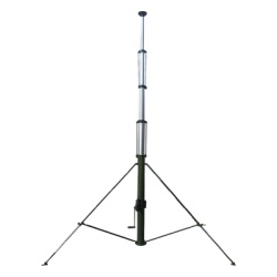 SYSCOM TOWERS TELEMASTM12 Mastil Telescopico Retraible Manual de 12 metros con Accesorios. Incluye Tripie.