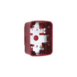 SYSTEM SENSOR SBB-SPR-L Caja de Montaje en Pared para Bocina y Bocina con Lampara Estroboscopica y para montaje en Techo de Bocinas Color Rojo