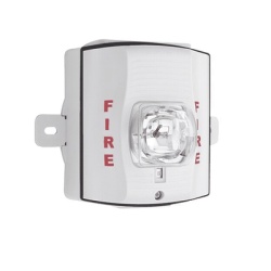 SYSTEM SENSOR SWK Lampara Estroboscopica para Exterior con Nivel de Candelas Seleccionable Color Blanco