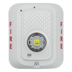 SYSTEM SENSOR SWLED Lampara estroboscopica LED para pared sin bocina candela seleccionable color blanco compatible con SpectrAlert