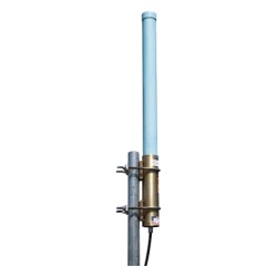 TELEWAVE INC ANT850F-6 Antena Base Omnidireccional de Fibra de Vidrio 806-896MHz 6dB 90 MHz Ancho de Banda 500 Watt N Hembra Incluye ANTC-482.