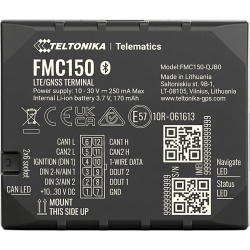 Teltonika FMC150 Avanzado Rastreador Vehicular (GPS) 4G LTE Cat 1 Con Lectura Can / Bluetooth y Multiples Entradas y Salidas Digitales