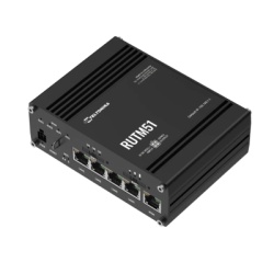 Teltonika RUTM51 Router Industrial 5G LTE con 2 Ranuras SIM/ 5 Puertos Gigabit/ Wi-Fi con Doble Banda/ Soporta VPN Servidor-Cliente/ Compatible con RMS
