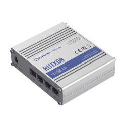 Teltonika RUTX08 Router Industrial Ethernet VPN / 4 Puertos Gigabit / Quad-Core 717 MHz / 256 MB RAM / RMS / -40Â°C a 75Â°C