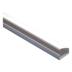 THORSMAN TMK-1020 Canaleta blanca tipo bisagra de PVC auto extinguible con cinta adhesiva paquete con 4 piezas de 20x10x1100mm (5101-01272)