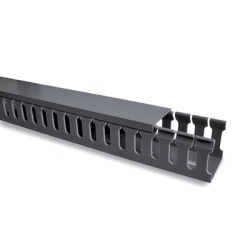 THORSMAN TMR-45G Canaleta ranurada con tapa color gris de 2 metros