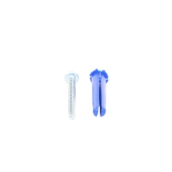 THORSMAN TP-3-KIT Paquete de 6 taquetes azul 2" y 6 tornillos 12mm x 2" (1105-05002)