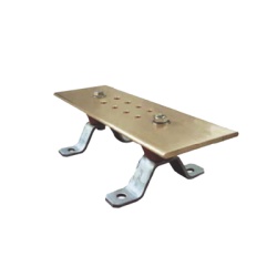 TOTAL GROUND TG-BTB-E10 Barra para Union de Cobre medidas 20 x 10.16 x 0.64 cm. con Aisladores