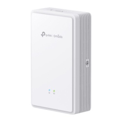 TP-LINK EAP615GP-WALL Punto de Acceso GPON Omada / WiFi 6 AX1800 / 1 puerto GPON / 1 Puerto FXS / 2 Puertos 10/100/1000 RJ45 / Mesh Omada / Configuracion por Controlador o Stand-Alone / Para Montaje e
