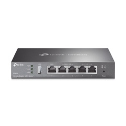 TP-LINK ER605 Router Omada VPN / SDN Multi-WAN Gigabit / 1 Puerto WAN Gigabit / 2 Puertos LAN Gigabit / 2 Puertos configurables LAN/WAN / 150 000 Sesiones Concurrentes / Administracion Centralizada OM