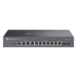 TP-LINK ER7412-M2 Router Omada VPN / SDN Multi-WAN Gigabit / 2 Puertos WAN/LAN RJ45 2.5 Gigabit / 8 Puertos WAN/LAN RJ45 Gigabit / 2 Puertos WAN/LAN SFP Gigabit / 1 000 000 Sesiones Concurrentes / Adm