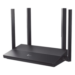 TP-LINK EX141 Router WiFi 6 AX 1500 Mbps / MU-MIMO 2X2 y OFDMA / 1 Puerto WAN Gigabit / 3 Puertos LAN Gigabit / Soporta IPV6 y TR-069 / 4 Antenas Beamforming / Seguridad WiFi WPA3