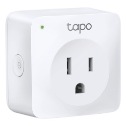 TP-LINK TAPO-P100-1P Mini Smart Wi-Fi Socket / Control Remoto / Programacion y Temporizador / Modo Ausente / Diseno Compacto / Carga maxima de 10 A / Haasta 1200 W