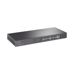 TP-LINK TL-SG1218MP Switch no administrable de 16 puertos 10/100/1000Mbps y PoE af/at 2 puertos SFP hasta 250W.