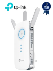 TP-LINK TPL4220006 TP-LINK RE450 - Repetidor de senal WiFi AC1750 de doble banda 2.4GHz (450Mbps) y 5GHz (1300Mbps) con indicador inteligente de senal modo punto de acceso 3 antenas externas y 1 pu
