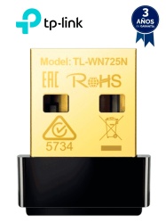 TP-LINK TPL4220019 TP-LINK TL-WN725N - Adaptador USB Nano inalambrico N 150 Mbps 2.4 GHz con 1 antena interna