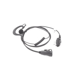 TX PRO TX-110N-S05 Micrófono-Audífono Profesional / Gancho Ergonómico en G / Cable con Resorte Reforzado en Kevlar / PTT de Solapa / Conector 2 Pines Atornillable para ICOM - Img 5