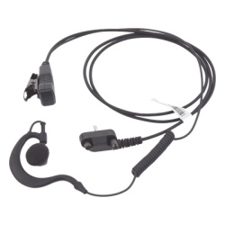 TX PRO TX-110N-V03 Micrófono de Solapa con Audífono / Cable PU Flexible Retráctil / Reforzado con Kevlar / PTT con Clip / Compatible VX-160/231/400 / Diseño Discreto - Img 4
