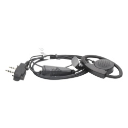 TX PRO TX180S05 Micrófono de Solapa con Auricular / Gancho Ajustable en D / PTT Ergonómico / Cable Reforzado con Kevlar / Clip Rotatorio 360° / Compatible con Radios ICOM IC-F Series - Img 5