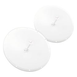 TX PRO TXP-D4865-28-SMA-KIT2 Antena Parabólica / 4.8 - 6.5 GHz / 28 dBi / 7° Apertura de Haz / SMA Macho Inverso / 15 km (49,212 ft) / 200 km/h (124.3 mph) Viento