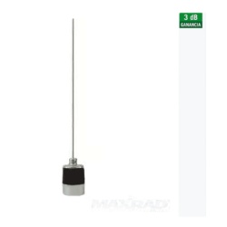 TXAM5800132 Antena Móvil VHF / 132-174 MHz / Ganancia 3.0 dBi / 5/8 Wave / 147 cm (58 in) / Conector NMO