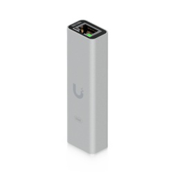 UBIQUITI UACC-ADAPTER-RJ45-USBC-5GE Adaptador USB-C a Ethernet / 5 GbE RJ45 / Plug and Play / Indicador de Actividad LAN / 38 g (1.3 oz) / Compatible Windows, macOS y Linux