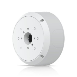 UBIQUITI UACC-CAMERA-JB-W Caja de Conexiones Antimanipulación / Aluminio y Policarbonato / Montaje en Poste 1.5–2" (38–50 mm) / Salidas G3/4" / 470 g