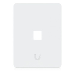UBIQUITI UACC-WP-KEYSTONE-V-1P Placa Keystone / 1 Puerto / Superficie Pintable / Montaje Vertical / 4 Piezas / Policarbonato y Acero SGCC