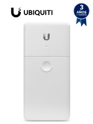 UBIQUITI UBI182001 UBIQUITI N-SW - Switch Nano Gigabit PoE para exteriores con 1 puerto PoE pasivo de entrada y 3 puertos PoE pasivos para salida.