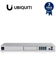 UBIQUITI UBI3940002 UBIQUITI UDM-SE- UniFi Dream Machine Special Edition/ 1 Puerto WAN 2.5G RJ45 y 1 Puerto WAN SFP/ 8 puertos LAN RJ45 con POE/ 1 LAN SFP/ 128 GB de memoria interna/ Aplicaciones UniF