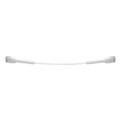 UBIQUITI UC-PATCH-RJ45 Cable Patch Ethernet Cat6 / 22 cm (0.72 ft) / Conector RJ45 Flexible / Diámetro 5.5 mm / 10 Gbps / Blanco