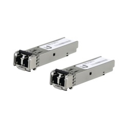 UBIQUITI UF-MM-1G UFiber Modulo SFP transceptor MiniGibic MultiModo 1.25 Gbps distancia 550m conectores LC paquete de 2 piezas