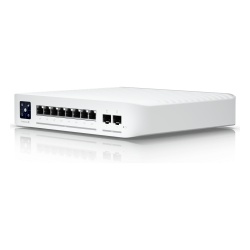 UBIQUITI USW-ENTERPRISE-8-POE Switch Capa 3 / 8 Puertos 2.5G PoE+ / 2 Puertos SFP+ 10G / 120W PoE / Pantalla LCM 1.3" / 40 Gbps