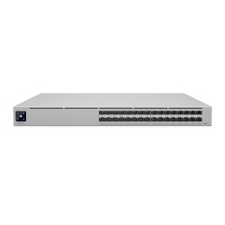 UBIQUITI USW-PRO-XG-AGGREGATION Switch de Agregación 25G / 32 Puertos SFP28 / Capacidad 1.6 Tbps / Layer 3 / Rack 1U / Pantalla Táctil 1.3"