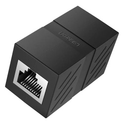 UGREEN 20390 Acoplador (Extensor de Cable Ethernet RJ45 a RJ45) | 1000Mbps | Compatibilidad con Cat7 Cat6A Cat6 Cat5e | Compatible con POE | Ignifugo | ABS