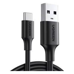 UGREEN 20882 Cable USB-A a USB-C | 1 Metro | Carga y Sincronizacion de Datos | Carga Rapida 60W | Datos 5 Gbps | QC 3.0/2.0 | FPC | AFC | Proteccion Integrada | Duradero y Flexible| Caja ABS | Cubiert