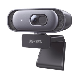 UGREEN 35626 Camara Web 2K con Microfono Integrado | Cancelacion de Ruido | Correccion de Luz Automatica | Vista Amplia de 91Â° | Rotacion Flexible de 360Â° | Cubierta de privacidad | Incluye Cable US