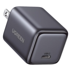 UGREEN 55530 Cargador Mini de 30W | 1 USB-C de Carga Rapida | Tecnologia GaN II | Carga Inteligente | Multiple Proteccion | Mayor Eficiencia Energetica | Tamano Compacto.