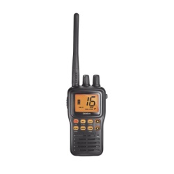 UNIDEN MHS75 Radio Marino Portatil VHF flotante y sumergible Rx: 156.050-163.275MHz Tx: 156.025-157.425MHz cumple con los canales marinos Internacionales de EUA y Canada
