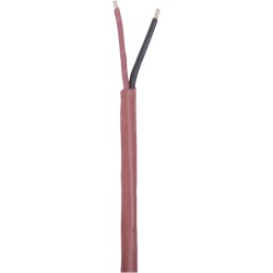 VIAKON 9489 Bobina de 305 Metros (1000 Pies) de Alambre 2 x 18 AWG Color Rojo FPLR Incendio Hecho en Mexico - Img 2
