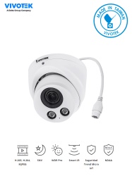 VIVOTEK VIV0040014 VIVOTEK IT9388-HT - Camara IP domo exterior 5 Megapixeles / H.265/ Lente Varifocal Remoto 2.8-12mm / WDR Pro/ Proteccion IP66 IK10/ Vision SNV/ Smart IR 30 mts / Microfono Integrad