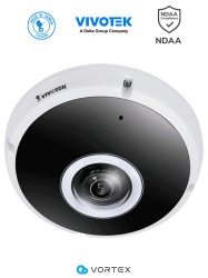 VIVOTEK VIV0080007 VIVOTEK FE931-EHV(1YL) - Camara IP VORTEX Premium Series Fisheye exterior 12 Megapixeles IR 20m WDR Pro Microfono integrado IP66 IK10 NDAA Almacenamiento interno 512GB Adva