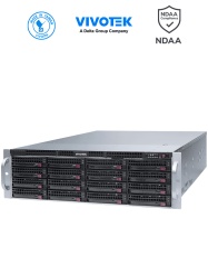 VIVOTEK VIV0220001 VIVOTEK NR9682-v3 - Grabador NVR 64 canales 16 bahias VSS Pro integrado Deep Search Salida HDMI Doble fuente de energia 512Mbps Expandible a 192 canales ONVIF