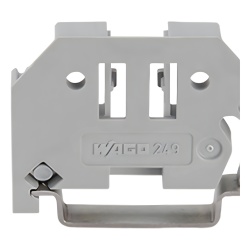 WAGO 249-116: tope de cierre sin tornillos de 6 mm de ancho para riel DIN 35 - Img 2