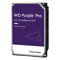 Western Digital (WD) WD102PURP Disco Duro Purple Pro de 10 TB / 7200 RPM / Optimizado para Soluciones de Videovigilancia con Analiticos (Meta Data) / Uso 24-7 / 5 Anos de Garantia