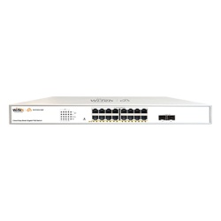 WI-TEK WI-PCES318GF Switch Administrable PoE / 16 puertos PoE af/at Gigabit / 2 x SFP Gigabit / Administracion Cloud Gratuita / Presupuesto 240 W