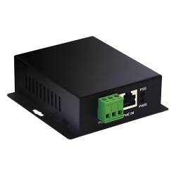 WI-TEK WI-POE61-24V Convertidor PoE Industrial / Entrada PoE 802.3 af/at / Salida PoE pasivo 24V / Conexion plug and play / Alcance de hasta 100 metros / Ideales para Enlaces Inalambricos