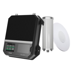 WilsonPRO / weBoost 531-047 Kit Amplificador Office 200 para 2G 3G y 4G / Mejora llamadas convencionales y VoLTE / Amplifica senal de TELCEL AT&T y MOVISTAR / Cubre hasta 400 mÂ² con una antena y hast